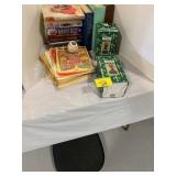 BOOKS, BINDERS, CHRISTMAS ANGEL FIGURES, SHEET