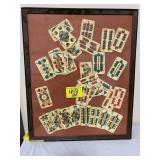 FRAMED SET OF COOL ANTIQUE PLAYING CARDS