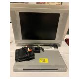 SYLVANIA UNTESTED HDTV, SONY DVD PLAYER, JOEY BOX