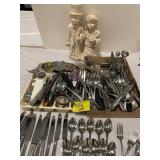 FLATWARE, KITCHEN UTENCILS, BRIDE & GROOM