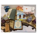 CANDLES, TAPESTRIES & TABLECLOTHS, SOFT GOODS,