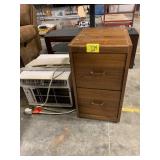 PRESSED WOOD FILE CABINET, AS IS CONDITION