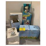 GROUP OF SNOOPY COLLECTIBLES - TOOL HOLDER,