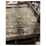 GROUP OF GLASS TUMBLERS & STEMWARE OF ALL KINDS