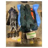MINI IGLOO COOLER, BAG CHAIRS, LIFE JACKETS,