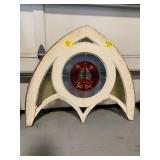 ANTIQUE CHURCH STAINED GLASS WINDOW PANEL