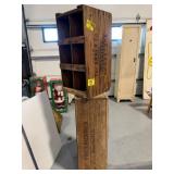 BELLEVILLE STRECK WOODEN CRATE, WOODEN ARNER