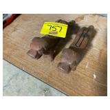 PAIR OF CAST IRON DOG NUTCRACKERS