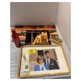 PRINCESS DIANA TRAY, CAR THEMED DESK PEN HOLDER,