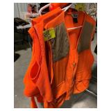 7 ORANGE HUNTING VESTS