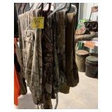 GROUP OF CAMO PANTS OF ALL KINDS & SIZES