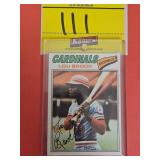 1977 TOPPS, 355, LOU BROCK, ST LOUIS CARDINALS,