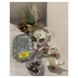 CHRISTMAS BONE CHINA, ANGEL Dï¿½COR, HAND PAINTED