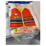 SNOOPY LIFE JACKET & BLANKET