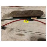 2 BOWS, WOODEN SKATEBOARD