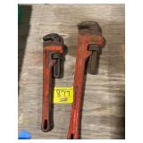 2 PIPE WRENCHES
