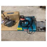 2 FASCO MOTORS, MAKITA DRYWALL TOOL, BIT SET