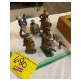 GROUP OF ANTIQUE LEAD MILITARY SOLDIER FIGURES