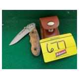 PINE RIDGE POCKET KNIFE W/ SHEATH