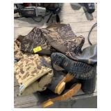 2 PAIR OF CAMO WADER BOOTS - SZ13