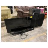 PAIR OF PIONEER SPEAKERS, SCEPTRE UNTESTED TV,