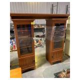 PRESSED WOOD 3-PIECE ENTERTAINMENT CENTER