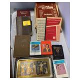 SHEET MUSIC, METAL EGYPT THEMED PLATE, 8TRACK