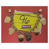 ELCO 1/20TH 12KGF CHARM BRACELET WITH (6) WELLS