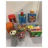 GROUP OF SNOOPY COLLECTIBLES - RESIN FIGURINES,