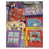 GROUP OF SNOOPY THEMED CALENDARS OF ALL YEARS