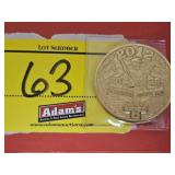 COMMEMORATIVE MILITARY COIN WITH 2012, 2036, AND