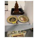 COMFORTER IN BAG?, WOODEN LEAF LAMP, GARRARD