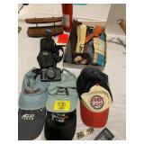 WOODEN DESK SHELF, CAMERAS BAGS, MENS TIES, MENS