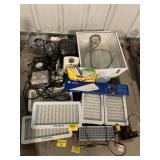 PALLET OF LIGHTING OF ALL STYLES, RADIO