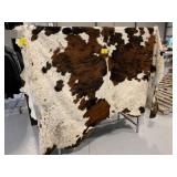 LARGE GENUINE COWHIDE RUG - SELLER VERIFIED