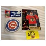 UPPER DECK BEDARD OVERSIZE HOCKEY CARD, CHICAGO