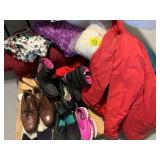 PALLET OF LADIES CLOTHES, SHOES, SOFT GOODS OF