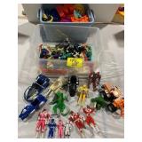 POWER RANGERS FIGURES, TUB OF KIDS TOYS OF ALL