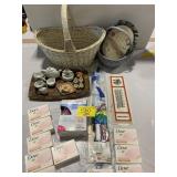 BASKETS, MINI TEASET, PLASTIC AUTO BODY