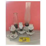 FLORAL OIL LAMPS