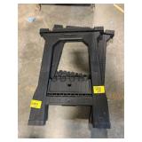 PAIR PLASTIC SAWHORSES
