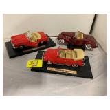 3 DIECAST CARS
