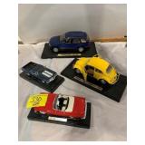 4 DIECAST CARS