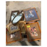 PALLET OF WALL ART & MIRRORS