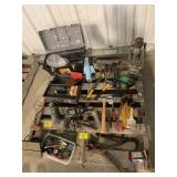 HAND TOOLS OF ALL KINDS, BARN LANTERNS, TOOLBOX