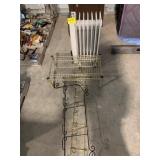 RADIATOR HEATER, METAL RACKS, METAL SHELF STAND
