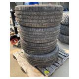4 MISC TIRES - TOP IS FIRESTONE TRANSFORCE HT2