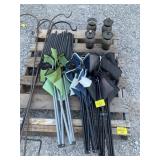 OUTDOOR CANDLES, BAG CHAIRS, SHEPARDS HOOKS, WIND