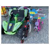 UNTESTED POWER WHEELS DUNE EXTREME, 3 SCOOTERS,