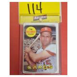 1969 TOPPS, 475, TIM MCCARVER, CATCHER, ST LOUIS